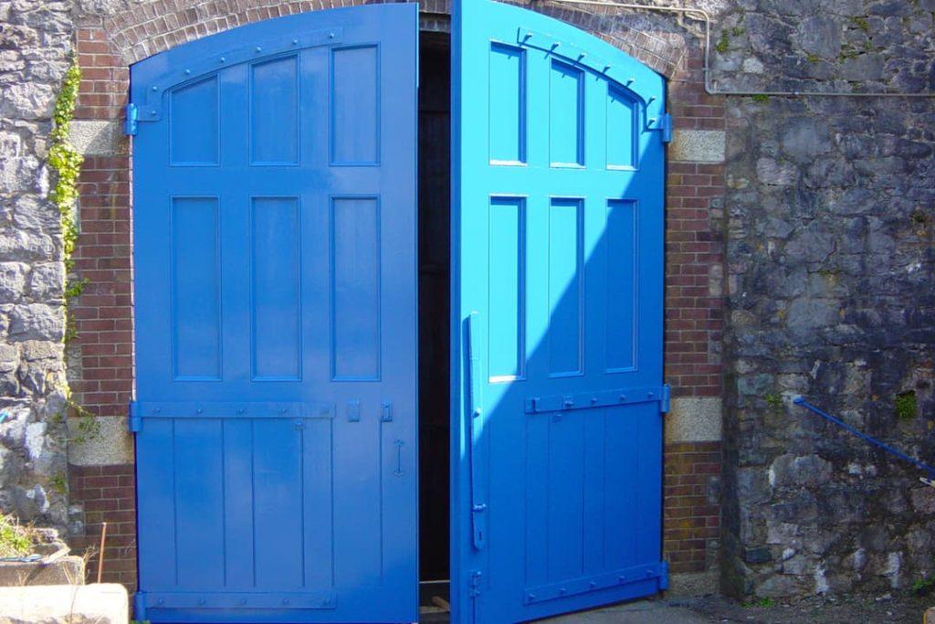Large double doors